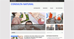 Desktop Screenshot of consultanatural.com